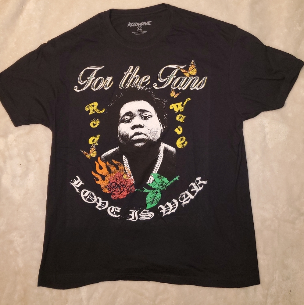 SMALL - ROD WAVE, FOR THE FANS, LOVE IS WAR TOUR MERCH. BRAND NEW.